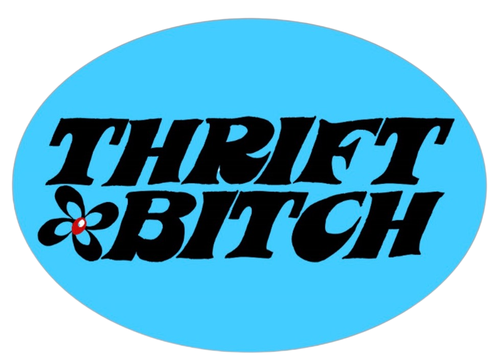 Blue Thrift Bitch Sticker