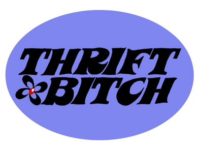 Purple Thrift Bitch Sticker