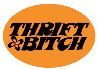 Orange Thrift Bitch Sticker
