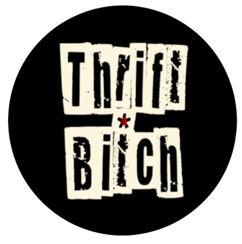 Black Thrift Bitch Sticker